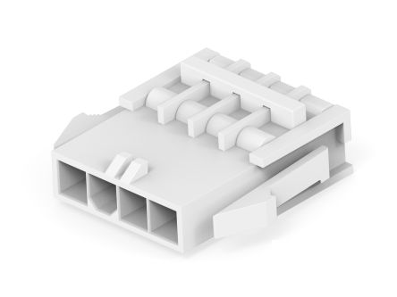 TE Connectivity VAL-U-LOK Rechteck-Steckverbinder Rechteckige Steckverbindergehäuse, PIN 4-polig / 9A, Tafelmontage