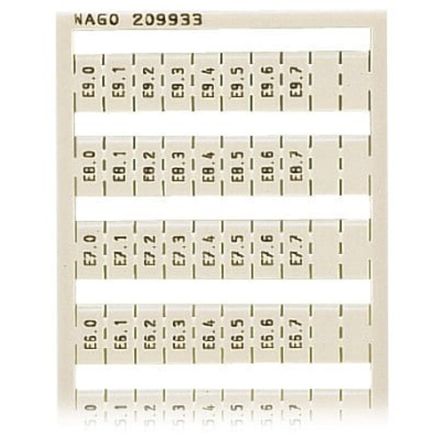 Wago 209 Marker Strip Für Terminal Block