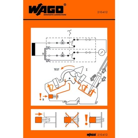 Wago Etichetta Adesiva Prestampata 210-412