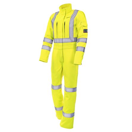 ProGARM Warnschutz-Overalls, 8, Wiederverwendbar,, Gelb, Antistatisch, Lichtbogenschutz