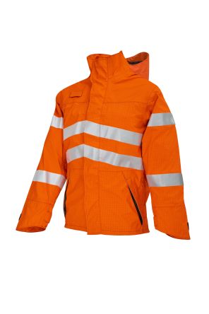 ProGARM 9422 Unisex Jacke, Wasserdicht Orange, Größe L