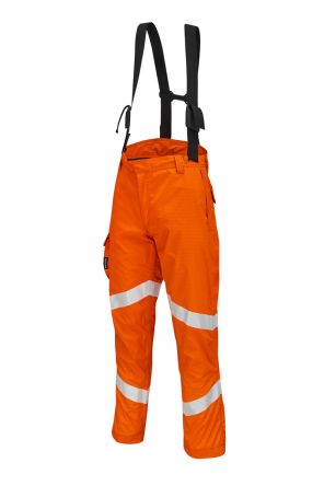 ProGARM Wasserdichte Latzhosen XXXL Orange EN1149, EN ISO 11612, EN ISO 20471, IEC 61482