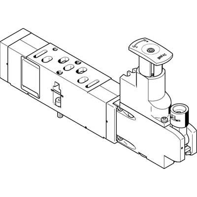 Festo Kit Di Montaggio Valvola VABF-S3-1-R7C2-C-10