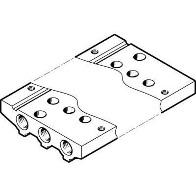 Festo Blocco Di Distribuzione Per Pneumatica, Serie VABM M5 Mm M5