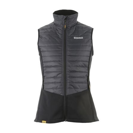 DeWALT Bodywarmer Florence Femme, Gris/noir, Taille 8, Léger