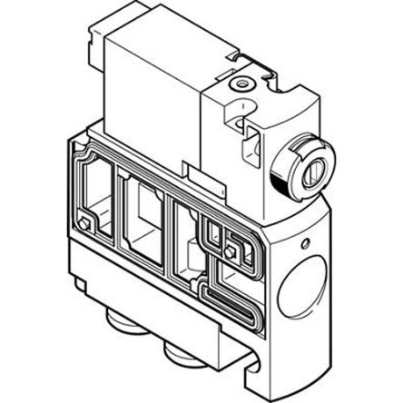 Festo Steuer- Magnetventil 24 V Dc, Öffner