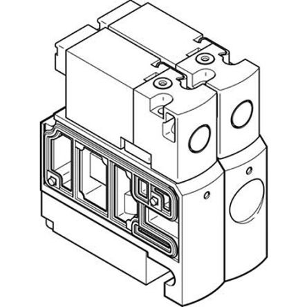 Festo Steuer- Magnetventil 24 V DC