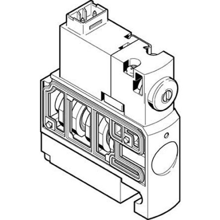 Festo Steuer- Magnetventil 24 V DC