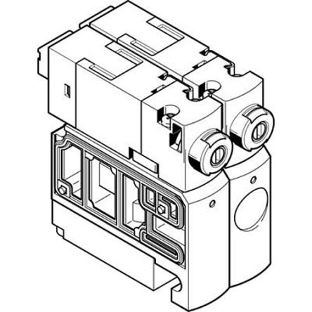 Festo Steuer- Magnetventil 24 V DC