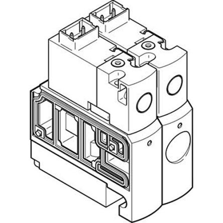 Festo Steuer- Magnetventil 5 V DC