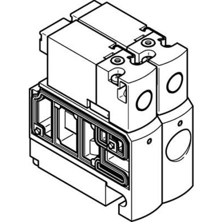 Festo Steuer- Magnetventil 12 V DC