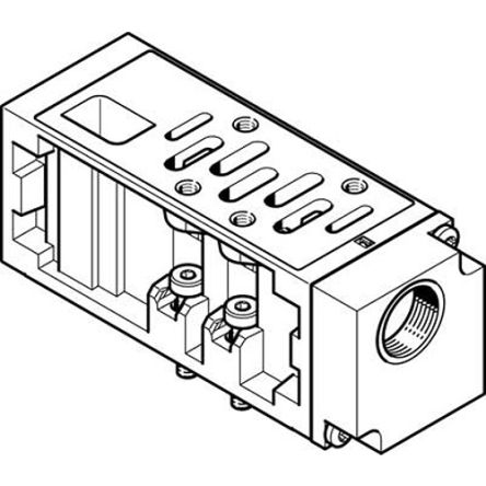 Festo Druckluftversorgungsblock, Serie VABF