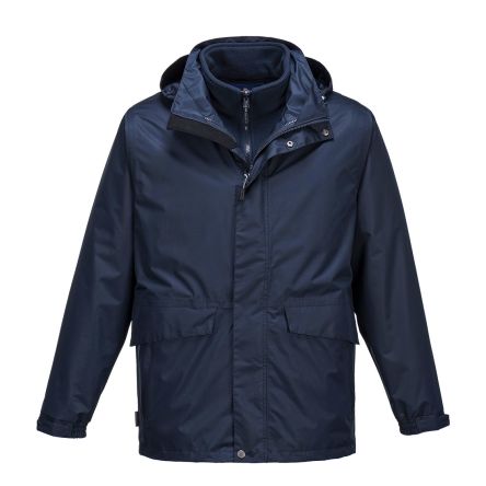 Portwest S507 Unisex Jacke, Wasserdicht Marineblau, Größe L