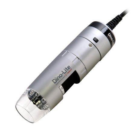 Dinolite USB 2.0 Digital Mikroskop, Vergrößerung 20 → 55 X, 220 X 60fps Beleuchtet, Weiße LED, 640 X 480 Pixels