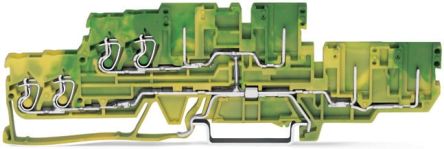 WAGO 870-137 870 Series Green, Yellow, 2.5mm², 2-Level, Cage Clamp Termination