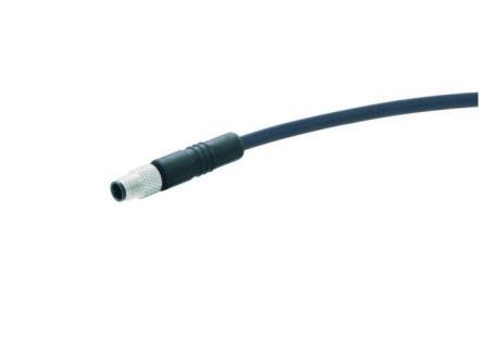 HARTING Circular Connectors M5 Kabel 3-adrig, Stecker Gerade, Länge 2m