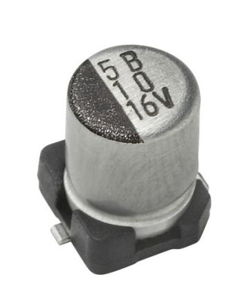 Vishay 100μF Aluminium Electrolytic Capacitor 6.3V dc, Surface Mount - MAL215373101E3
