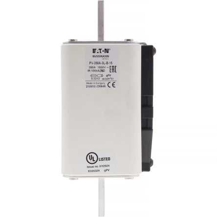 Eaton Fusible De Cuchillas, 3L, 1.5kV, 350A, IEC 60269-6