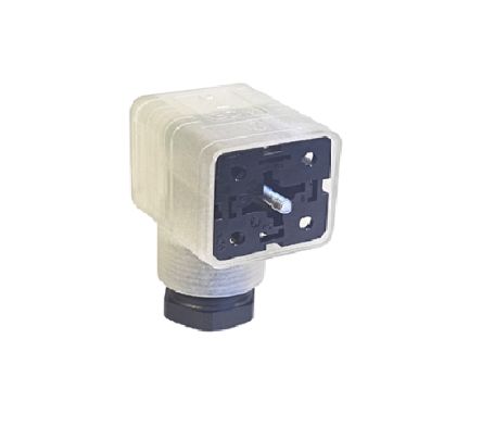 Hirschmann Conector De Válvula DIN 43650 A GDML, Hembra, 2P+E, 24 V Ac / Dc, 8A, Con Circuito De Protección,