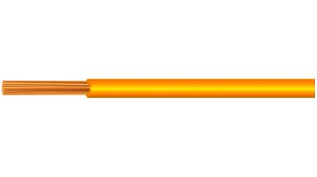 Kabeltronik Fils De Câblage, YV, 0,5 Mm2, Jaune, 24 AWG, 100m