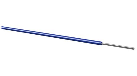 Kabeltronik Einzeladerleitung 1 Mm², 18 AWG 100m Blau PVC Isoliert