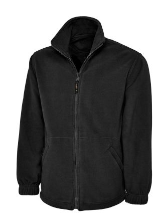 RS PRO Black 100% Polyester Fleece Jacket S