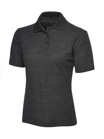 RS PRO Charcoal 50% Cotton, 50% Polyester Polo Shirt, UK- S