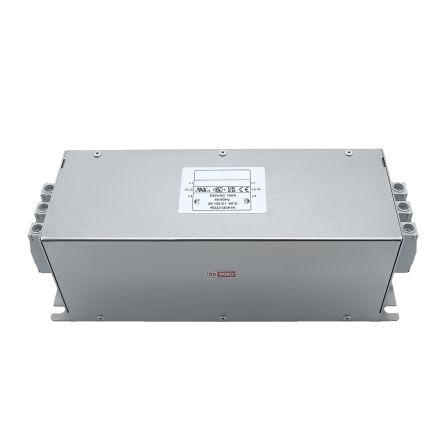 RS PRO 100A 300/520 V ac 50 → 60Hz, Chassis Mount Power Line Filter, Terminal Block 3 Phase