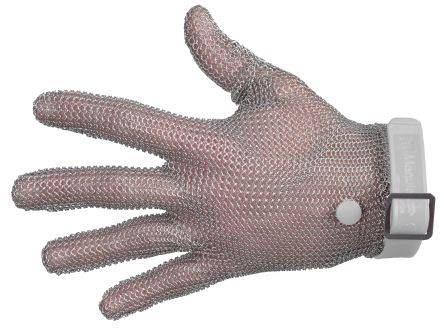 Manulatex Gants De Manutention GCM Taille 7, Résistant Aux Coupures, Alimentaire, 1 Gant, Blanc