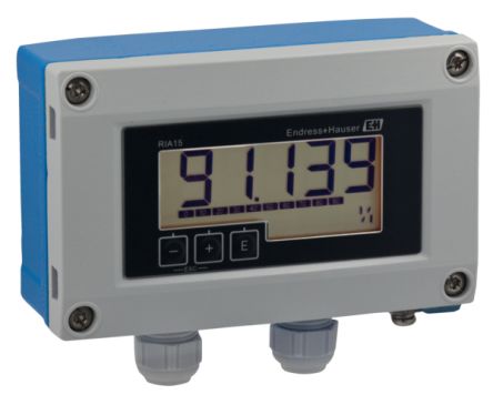 Endress+Hauser Indicador De Proceso RIA15, Con Display LCD, Para Corriente, Señal HART, Dim. 92mm X 45mm