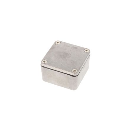 Hammond Caja De Aluminio Presofundido Natural, 51 X 51 X 31mm, IP65, Apantallada