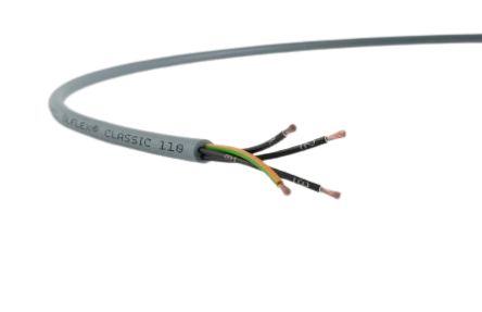 Lapp ÖLFLEX CLASSIC 110 YY Control Cable, 7 Cores, 2.5 Mm², YY, Unscreened, 50m, Grey PVC Sheath, 13 AWG