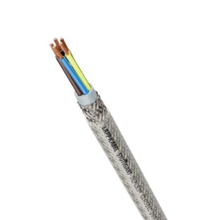 Lapp ÖLFLEX CLASSIC 100 CY Control Cable, 3 Cores, 1 mm², CY, Screened, 50m, Transparent PVC Sheath, 17 AWG