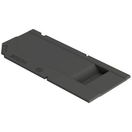 Bosch Rexroth Couvercle Du Casier Capot Noir En ABS, à Utiliser Avec Bac GB-1205, Dimensions117x13x173mm