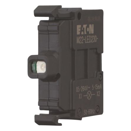 Eaton Leuchtmelder Moeller RMQ-Titan 12 → 30V Ac/dc Weiß, Ausschnitt-Ø 22mm LED IP 69K Schraub