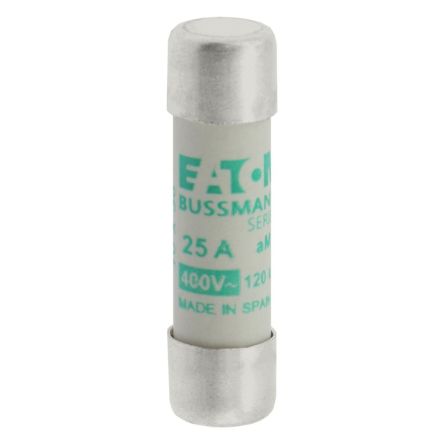Eaton 25A Ceramic Cartridge Fuse, 10 x 38mm