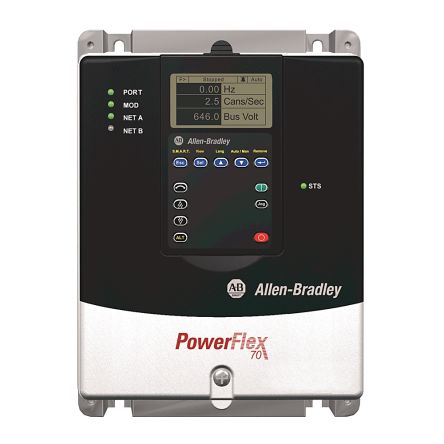 Allen Bradley PowerFlex 70, 3-Phasen Frequenzumrichter 4 KW, 400 V Ac / 8,7 A 500Hz Für Wechselstrommotoren