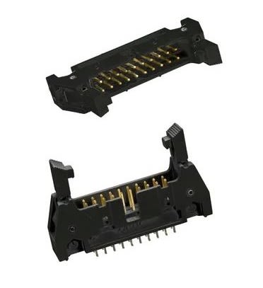 3M 3000 Series Straight Through Hole PCB Header, 34 Contact(s), 2.54mm Pitch, 2 Row(s), Shrouded