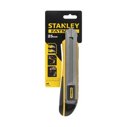 Stanley Safety Knife with Snap-off Blade, Retractable, 25mm Blade Length