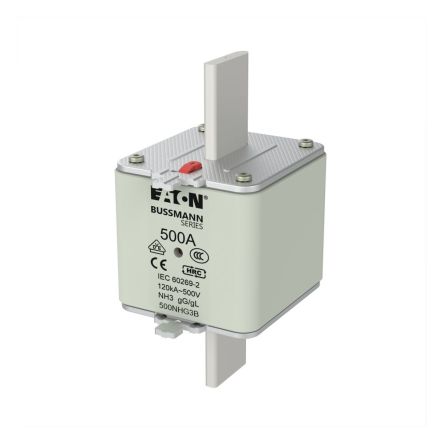 Eaton 500A Centred Tag Fuse, NH01, 500V ac