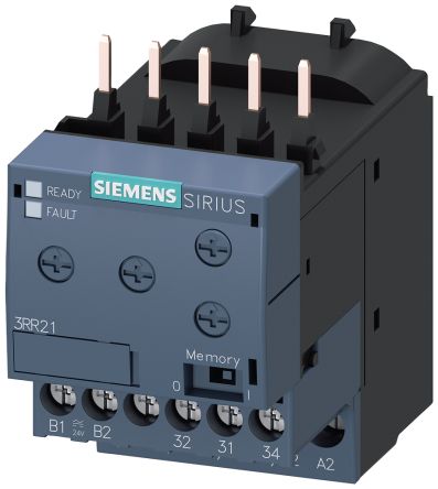 Siemens 监控继电器, 3RR系列, 触点额定电流 1 A, 自动，手动复位