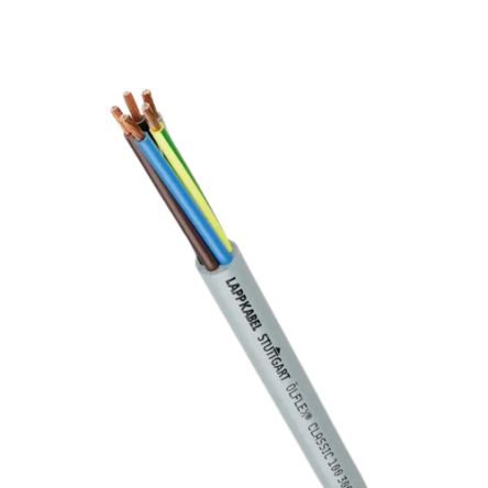 Lapp ÖLFLEX CLASSIC 100 Control Cable, 7 Cores, 1 mm², YY, Unscreened, 50m, Grey PVC Sheath, 17 AWG