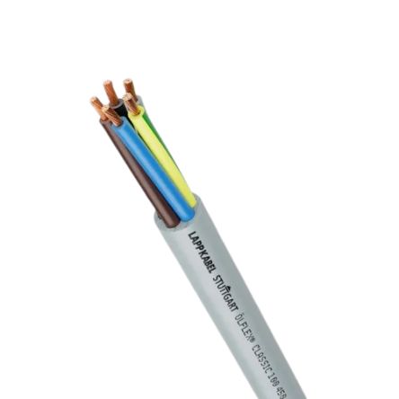Lapp ÖLFLEX CLASSIC 100 Control Cable, 7 Cores, 2.5 mm², YY, Unscreened, 50m, Grey PVC Sheath, 13 AWG