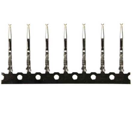 HARTING 09 02, Straight, Female Gold over Nickel, Copper Alloy, Backplane Connector Contact