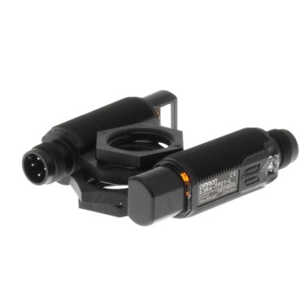 Omron Through Beam Photoelectric Sensor, Barrel Sensor, 15 m Detection Range