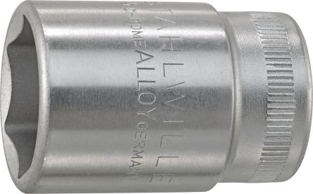 STAHLWILLE 1/2 in Drive 13mm Standard Socket, 6 point, 38 mm Overall Length