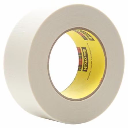 3M Scotch 361 361 Cloth Tape, 55m x 50mm, White