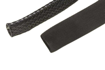 Alpha Wire Braided PET Orange Cable Sleeve, 19.05mm Diameter, 15m Length, FIT Wire Management Series