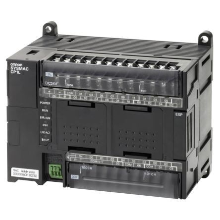 Omron CP1L-EM Series PLC CPU for Use with CP Series, PNP Output, 18-Input, DC Input
