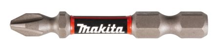 Makita Hexagon Screwdriver Bit, PH2 Tip, Hex Drive, 50 mm Overall